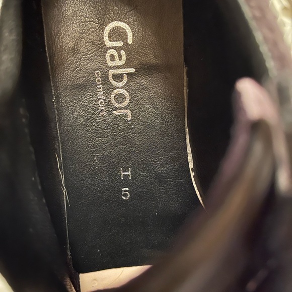 Gabor Hollywell- UK- Black and Dark Gray Sneakers, size 7.5 - Picture 9 of 9